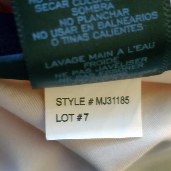 Marc by Marc Jacobs Swim Bottom Sexy Back Ring gathered Abstract Floral Size XS - Picture 5 of 10